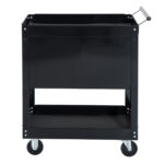 Carrello da Officina Professionale Cassettiera Portautensili in Lamiera, Nero, 68 x 46 x 88cm - immagine 9