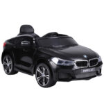 Macchina Elettrica per Bambini BMW 6GT 6V, Macchina Telecomandata con Musica e Fari LED, MP3, Clacson, 106 x 64 x 51 cm, Nero