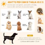 Recinto per Cani e Cuccioli 8 Pannelli in Acciaio, Gabbia per Cani, Box per Animali Domestici da Interno e Esterno, Ø180x61 cm, Nero - immagine 4