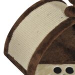 Albero Tiragraffi per Gatti per Gioco e Relax 36x36x44 cm Marrone - immagine 8