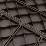 Set 9 Mattonelle a Incastro per Terrazzo, Piastrelle per pavimenti (30x30x2cm) in PP Antiscivolo, Area: 0,81 mq Marrone - immagine 8