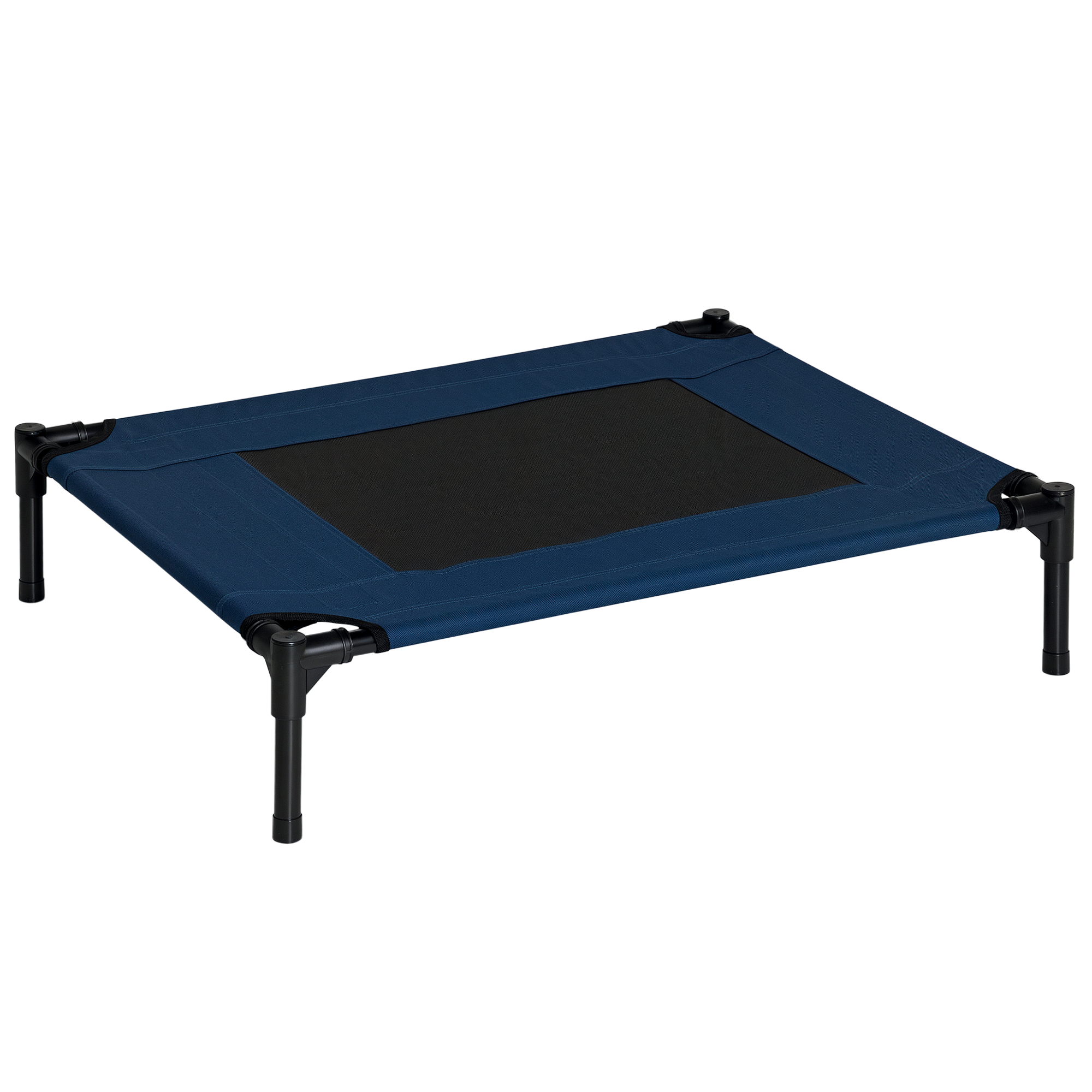 Y8Ne2d197818878df.png Letto Rialzato per Cani, Cuccia da Viaggio Impermeabile per Animali fino 20kg, 76x61x18cm, Blu - immagine 1