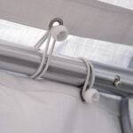 Tendone per Feste 6x4m con Pareti Rimovibili, Porte e 6 Finestre, Bianco - immagine 7