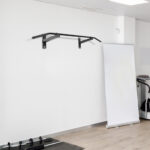 Barra per Trazione a Muro Professionale con Struttura in Acciaio, 113x41x20 cm, Nero - immagine 2