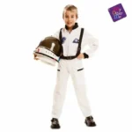 Costume per Bambini Astronauta 2 Pezzi Bianco 10-12 Anni - immagine 2