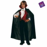 Costume per Bambini gotico 3 Pezzi Vampiro 5-6 Anni - immagine 2