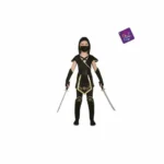 Costume per Bambini My Other Me Nero Ninja (5 Pezzi) - immagine 2