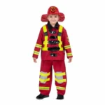 Costume per Bambini My Other Me Rosso Pompiere M 10-12 Anni - immagine 2