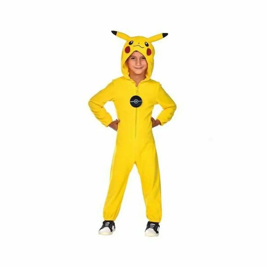 costume-per-bambini-pokemon-pikachu-giallo-rosso_999824 Costume per Bambini Pokémon Pikachu Giallo Rosso 8-10 Anni - immagine 1