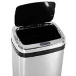 Elegante Bidone pattumiera In acciaio inox con sensore elettronico di apertura 30L - immagine 4