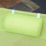 Lettino Prendisole Pieghevole con Schienale Reclinabile e Cuscino, 182x56x24,5cm - immagine 9