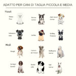 Ciotole Rialzate per Cani Taglia Media, Supporto Portaciotole in MDF con 2 Ciotole in Acciaio Inox per Cibo e Acqua, Caffè Scuro - immagine 7