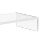 Supporto per Monitor in Acrilico, 53 x 19 x 9 cm, Trasparente - immagine 8