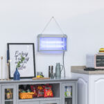 Lampada Antizanzare Elettrica 30W Copertura 60 m² per Esterno e Interno - immagine 2