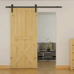 2cm Binario per Porta Scorrevole Kit Accessori con Binario e Rulli Portata 1kg Acciaio al Carbonio 2×4×0,6cm - immagine 2