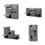 Scarpiera Modulare Portatile InnovaGoods Grigio - immagine 11