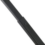 Lampada da Terra ad Arco con Paralume in Tessuto e Interruttore a Pedale, Ø47x105x190cm, Nera - immagine 9