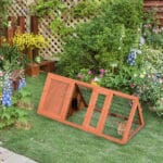 Gabbia per Conigli e Animali Domestici, Conigliera in Legno di Abete118 x 50 x 45 cm - immagine 2