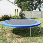Copertura Imbottita Bordo Trampolino, Protezione per Tappeto Elastico Giaridno in Plastica, Ø366cm, Blu - immagine 7
