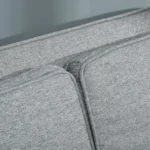 Divano Letto a 1 Piazza in Tessuto, Seduta 2 Posti e Schienale a 3 Reclinazioni, 154x87x89cm - immagine 10