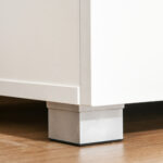 Mobile Cucina per Microonde con Armadietti, Mensole e Cassetto, Credenza Moderna in Legno 90x40x120cm Bianco - immagine 9