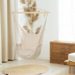 Amaca da Giardino in Corda Shabby Chic per Interni ed Esterni Bianca - immagine 8