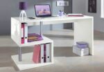 Scrivania ESSE da 140 cm Bianco laccato lucido
