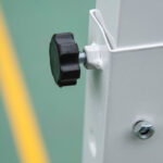 Canestro Basket per Adulti con Tabellone in PVC Regolabile 210-260cm Ruote Integrate Bianco - immagine 9