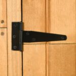 Capanno da Giardino Porta Attrezzi in Legno Impermeabile, 77x54,2x179 cm Giallo - immagine 9
