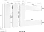 Soggiorno MARUSKA n°5 Bianco laccato lucido - immagine 4