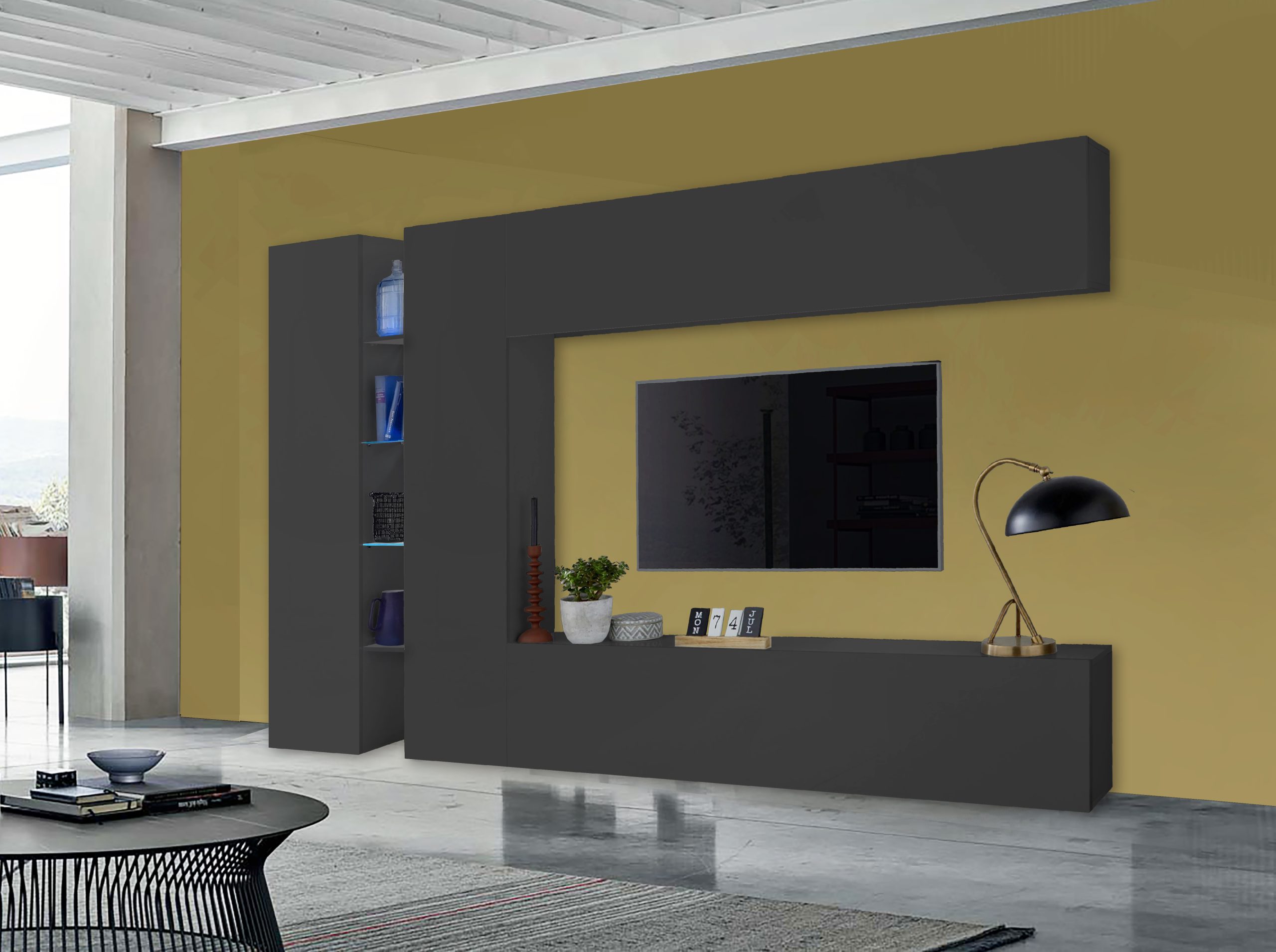 21417050_MARUSKA_AMB.jpg Soggiorno MARUSKA n°8 Antracite opaco - immagine 1