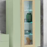 Vetrina CORO Verde Salvia / Rovere Chopin