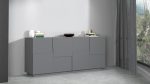 Credenza PONGO a 4 ante Antracite opaco - immagine 2