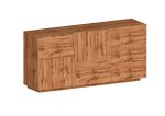Credenza PONGO da 180 cm 2 ante e 3 cassetti Rovere Wotan - immagine 3