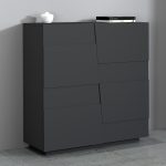 Madia Alta PONGO con 4 ante Antracite opaco