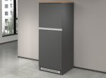 Mobile porta frigo SOLE Antracite opaco / Rovere Wotan