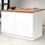 Isola SOLE 2 ante Bianco laccato lucido / Bianco opaco / Rovere Wotan