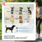 Passeggino per Cani Pieghevole con Guinzaglio di Sicurezza e Cestino Portaoggetti, Grigio - immagine 4