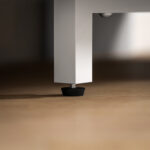 Mobile TV ad Angolo per 47" max con 2 Ripiani Aperti, in Legno, 110x36x45 cm, Bianco - immagine 9