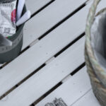 Panca Contenitore in Legno di Abete, Cassapanca da Esterno con Piedini Antiscivolo 127x56x60cm, Bianco - immagine 9