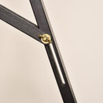 Cavalletto Pittura, 135 cm Cavalletto Treppiede per Dipingere su Tela, Cavalletto in Legno di Pino Regolabile, Portatile e Pieghevole con Pennello per Studio, Artisti e Pittori, Nero - immagine 8