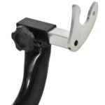 Cavalletto Alzamoto Posteriore Universale e Regolabile Cavalletto Spostamoto per Moto Sportive Fino 2kg Nero - immagine 8