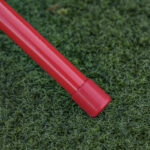 Set Tavolo da Giardino con 2 Sedie Pieghevoli, Tavolino con Sedie da Esterno con Ombrellone per Bambini in Metallo e Poliestere, Rosso - immagine 9