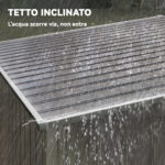 Capanno Attrezzi in Metallo 1,5x2m con Base, Porta Scorrevole e Tetto Inclinato, Grigio Chiaro - immagine 7