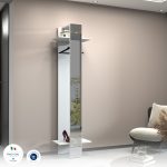 Appendiabiti KOMPACT Bianco laccato lucido - immagine 4