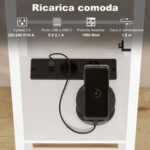 Lampada da Terra con Ripiani, Luce Regolabile, Interruttore a Pedale e Porte USB, Bianco - immagine 7