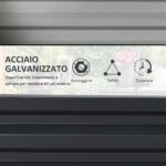 Letto per Orto Rialzato a Fondo Aperto con Rivestimento, in Acciaio Zincato, 120x120x30 cm, Grigio - immagine 5