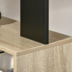 Scrivania con Libreria per Camera, Scrivania Ufficio, Scrivania Porta PC in Legno Multicolore, 120x60x148cm - immagine 7