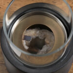 Camino a Bioetanolo da Tavolo con Serbatoio da 0,4L, 12x12x19cm, Grigio Scuro - immagine 8