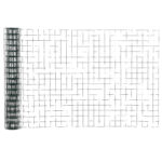 Rete Metallica da Giardino con Rivestimento in PVC per Recinzioni da Esterno, 5x91cm, Verde